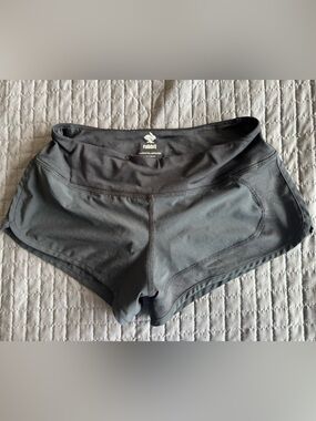 XS Rabbit Women's Hopper Black Running Shorts Lined